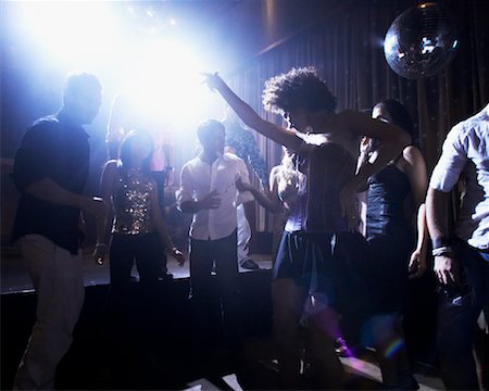 energetic young black people - People in Nightclub Stock Photo - Rights-Managed, Code: 700-01235973