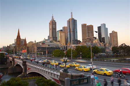 people in traffic jam - Melbourne, Victoria, Australia Stock Photo - Rights-Managed, Code: 700-01236422