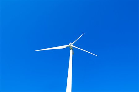 Wind Turbine and Sky Stock Photo - Rights-Managed, Code: 700-01248384