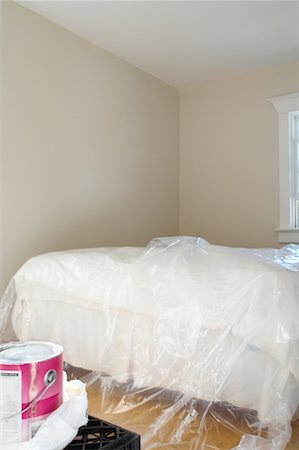 Renovation in Bedroom Foto de stock - Con derechos protegidos, Código: 700-01248394