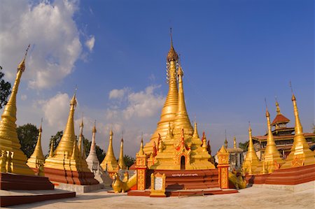 simsearch:700-03685862,k - Nigyon Tamgyon Kyaung Stupa, Nyaung Shwe, Myanmar Stock Photo - Rights-Managed, Code: 700-01248559