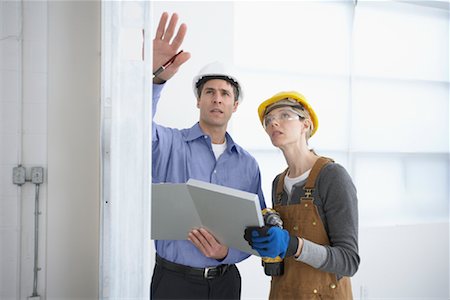 simsearch:700-00478545,k - Man and Woman on Construction Site Stock Photo - Rights-Managed, Code: 700-01248644