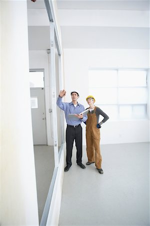 simsearch:700-00478545,k - Man and Woman on Construction Site Stock Photo - Rights-Managed, Code: 700-01248645