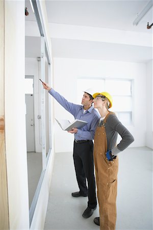 simsearch:700-00478545,k - Man and Woman on Construction Site Stock Photo - Rights-Managed, Code: 700-01248646