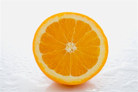 photography only of single fruit - Orange Half Stock Photo - Rights-Managed, Code: 700-01260150