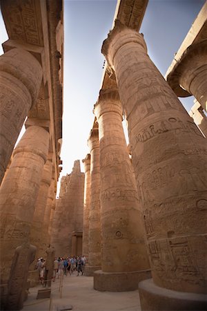 egyptian hieroglyphics - Great Hypostyle Hall, Temple of Amun, Karnak, Luxor, Egypt Stock Photo - Rights-Managed, Code: 700-01260337