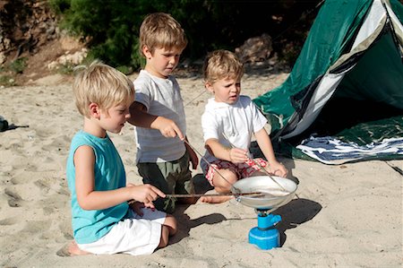 Boys Camping Stock Photo - Rights-Managed, Code: 700-01260403