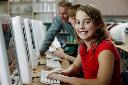 simsearch:700-00087935,k - Portrait of Student in Computer Lab Stock Photo - Rights-Managed, Code: 700-01275956