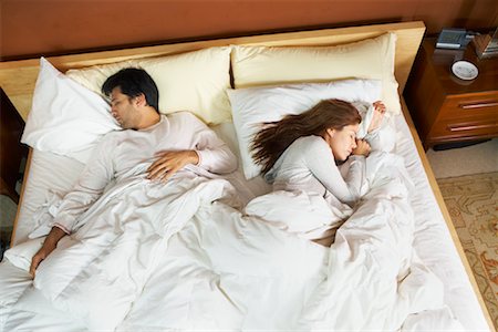 simsearch:614-07031850,k - Couple Sleeping Stock Photo - Rights-Managed, Code: 700-01276159