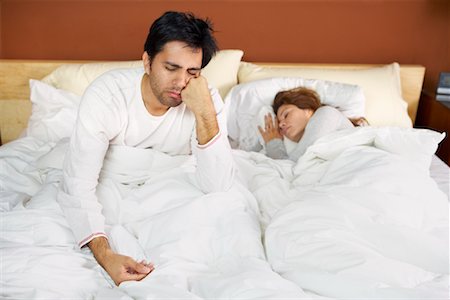 simsearch:693-03707745,k - Couple in Bed Stock Photo - Rights-Managed, Code: 700-01276166