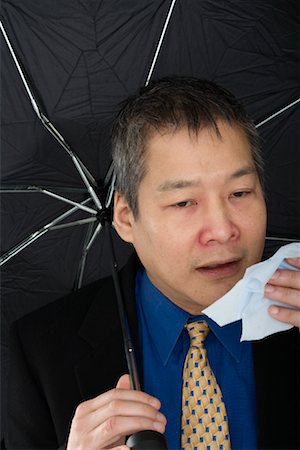Businessman Sneezing Foto de stock - Con derechos protegidos, Código: 700-01276267