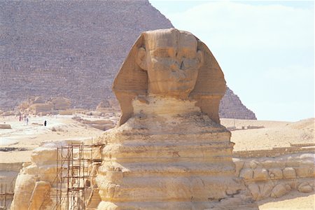 simsearch:400-04201054,k - Sphinx and Pyramids, Giza, Egypt Stock Photo - Rights-Managed, Code: 700-01296365
