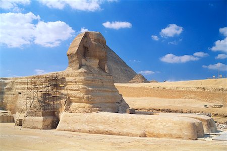 pyramids of giza close up - Great Sphinx of Giza, Egypt Stock Photo - Rights-Managed, Code: 700-01296368
