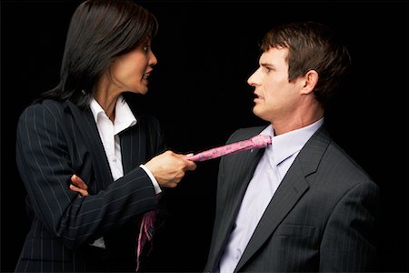degrading - Businesswoman Yelling at Businessman Stock Photo - Rights-Managed, Code: 700-01296569