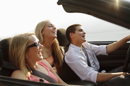 simsearch:700-00159920,k - Group of Friends in Car Stock Photo - Rights-Managed, Code: 700-01344620