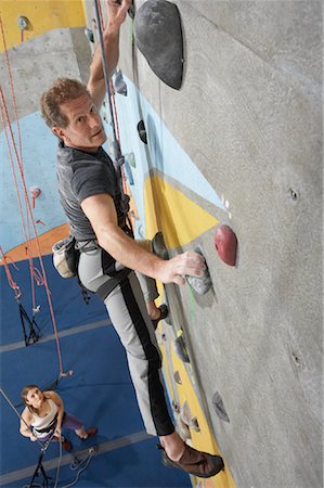People in Climbing Gym Stock Photo - Rights-Managed, Code: 700-01344787