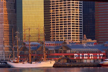 simsearch:700-07529142,k - Boat at Pier 17, New York City, New York, USA Stock Photo - Rights-Managed, Code: 700-01374704