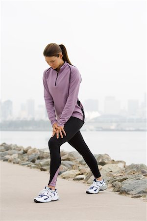 Runner Stretching Stock Photo - Rights-Managed, Code: 700-01380871