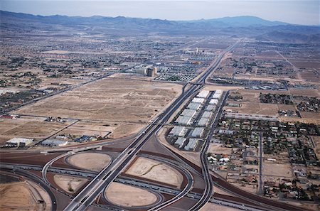 Freeways, Las Vegas, Nevada, USA Stock Photo - Rights-Managed, Code: 700-01405356