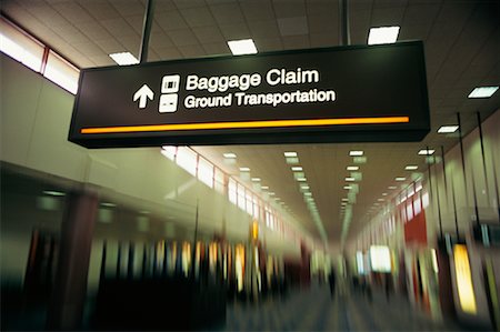 Baggage Claim Sign, McCarran International Airport, Las Vegas, Nevada, USA Stock Photo - Rights-Managed, Code: 700-01405357