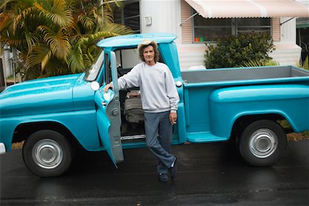 Portrait of Man with Truck Stock Photo - Rights-Managed, Code: 700-01429160