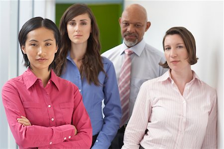 serious older woman looking at camera - Portrait of Business People Stock Photo - Rights-Managed, Code: 700-01464260