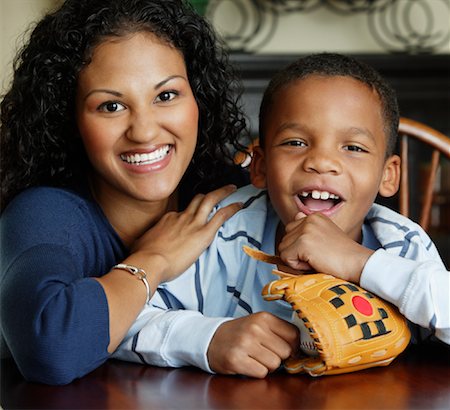 simsearch:700-01236595,k - Portrait of Mother and Son Stock Photo - Rights-Managed, Code: 700-01519692