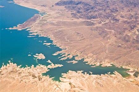 simsearch:700-02633802,k - Aerial View of Lake Mead, Nevada, USA Stock Photo - Rights-Managed, Code: 700-01519711