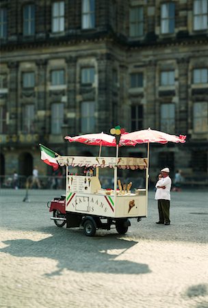 dutch ethnicity - Street Vendor in Dam Square, Amsterdam, Netherlands Stock Photo - Rights-Managed, Code: 700-01585728