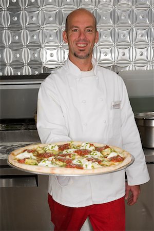 soul patch - Cook with Pizza Stock Photo - Rights-Managed, Code: 700-01586092