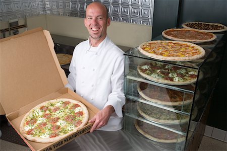 soul patch - Cook with Pizza Stock Photo - Rights-Managed, Code: 700-01586100