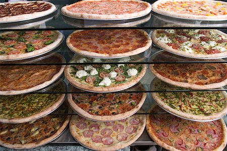 Variety of Pizzas Stock Photo - Rights-Managed, Code: 700-01586101