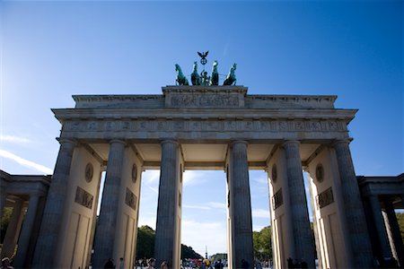 Porte de Brandebourg, Berlin, Allemagne Photographie de stock - Rights-Managed, Code: 700-01586187