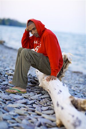 Portrait of Man at Beach Stock Photo - Rights-Managed, Code: 700-01586911