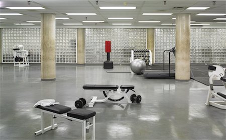 Empty Gym Stock Photo - Rights-Managed, Code: 700-01595772