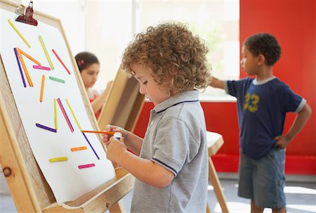 simsearch:600-05786120,k - Children Painting in Daycare Stock Photo - Rights-Managed, Code: 700-01593792