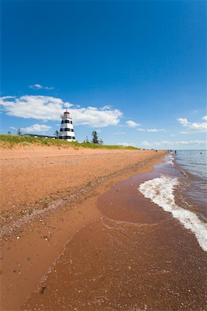 prince edward island - West Point Lighthouse, Cedar Dunes Provincial Park, Prince Edward Island, Canada Stock Photo - Rights-Managed, Code: 700-01614440