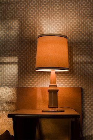 end table - Lamp in Hotel Room Stock Photo - Rights-Managed, Code: 700-01614443