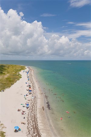 simsearch:600-02046089,k - View From Cape Florida Light, Bill Baggs Cape Florida State Park, Key Biscayne, Florida, USA Stock Photo - Rights-Managed, Code: 700-01614490