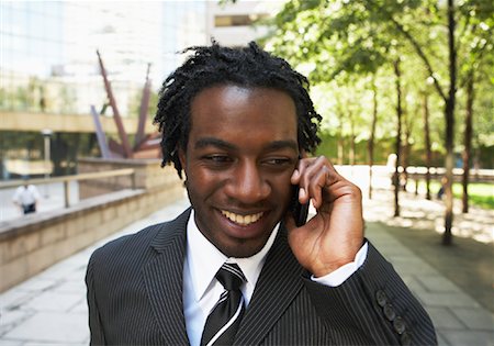 Businessman Talking on Cellular Phone Stock Photo - Rights-Managed, Code: 700-01615228
