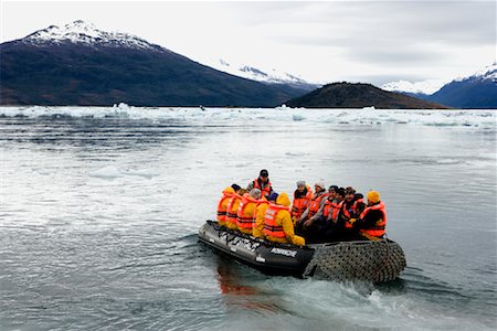 Zodiac in Water, Chile, Patagonia Stock Photo - Rights-Managed, Code: 700-01616851