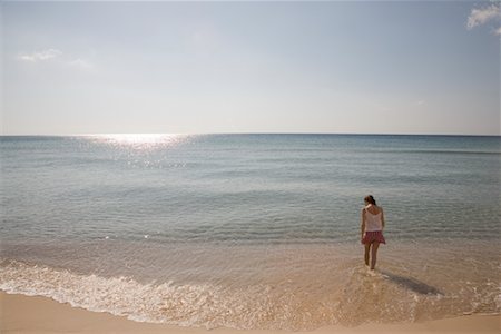 simsearch:700-00530261,k - Woman Wading in Ocean, Sardinia, Italy Stock Photo - Rights-Managed, Code: 700-01617005