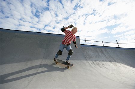 Skateboarder on Ramp Stock Photo - Rights-Managed, Code: 700-01632847