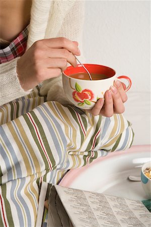 Woman Holding Tea Cup Stock Photo - Rights-Managed, Code: 700-01694513