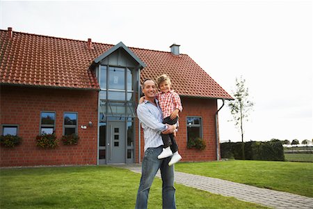 family house - Portrait of Father and Son Stock Photo - Rights-Managed, Code: 700-01716516