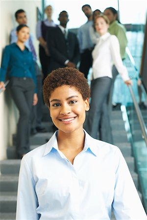 Business Team on Steps Stock Photo - Rights-Managed, Code: 700-01764229