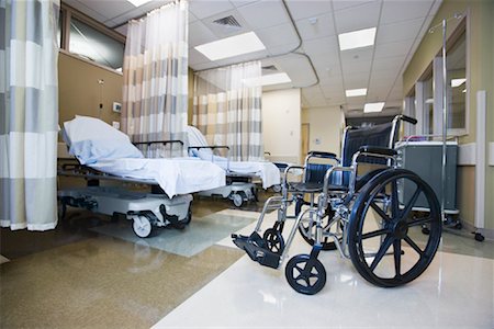 empty inside of hospital rooms - Hospital Ward Stock Photo - Rights-Managed, Code: 700-01787662