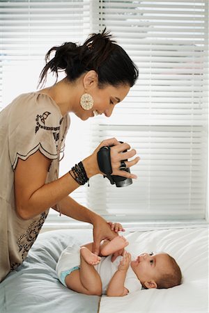 Mother Video Taping Baby Stock Photo - Rights-Managed, Code: 700-01787790