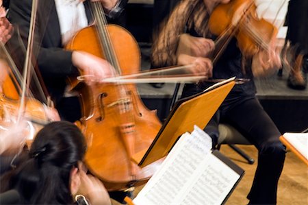 Classical Music Concert, String Instruments Stock Photo - Rights-Managed, Code: 700-01790143