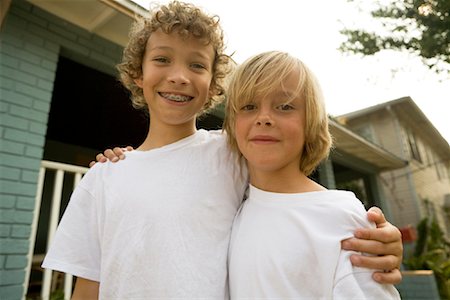 richard smith - Portrait of Two Boys in Front of House Stock Photo - Rights-Managed, Code: 700-01827234